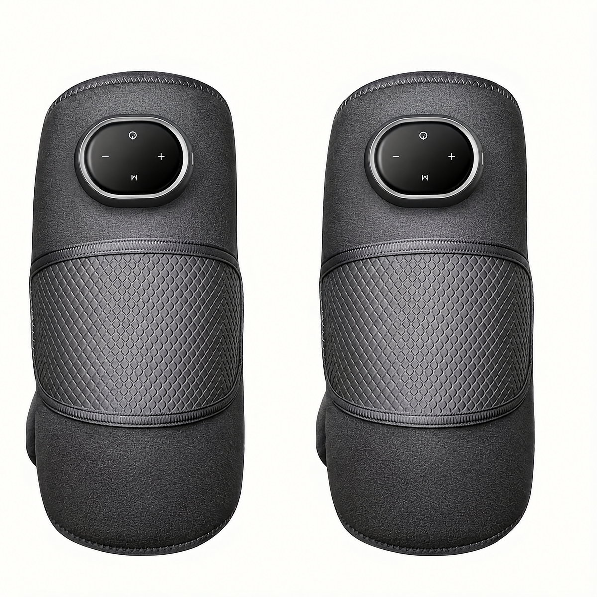 Two WarmDuo wraps with controller pod, cable and strap