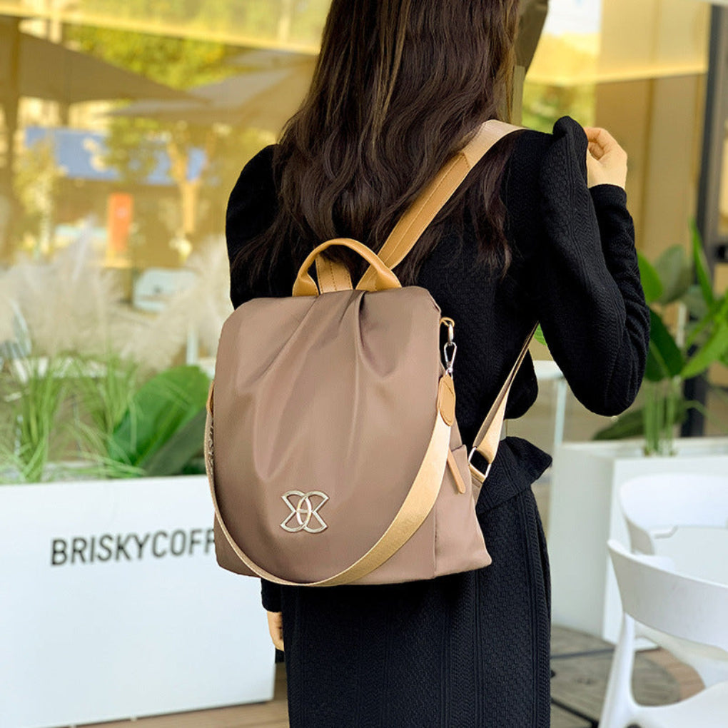 Women's Anti-Theft Backpack Ruched | Orntli