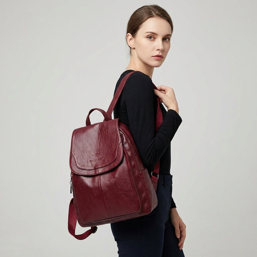 Sac à dos de mode pour femmes avec rabat supérieur | Orntli