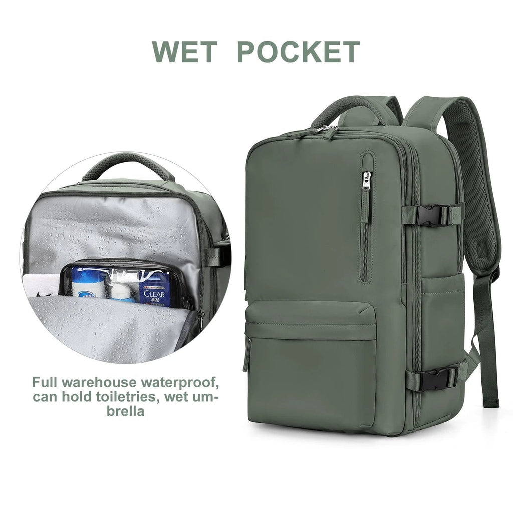 Women's Large Travel Backpack – Waterproof Hiking Backpack Anti-Theft | Orntli