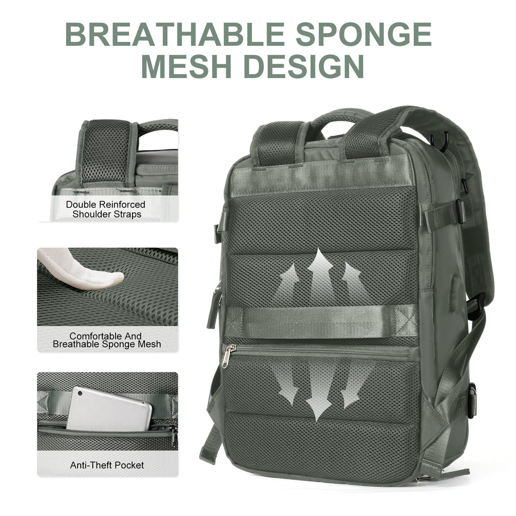 Women's Large Travel Backpack – Waterproof Hiking Backpack Anti-Theft | Orntli