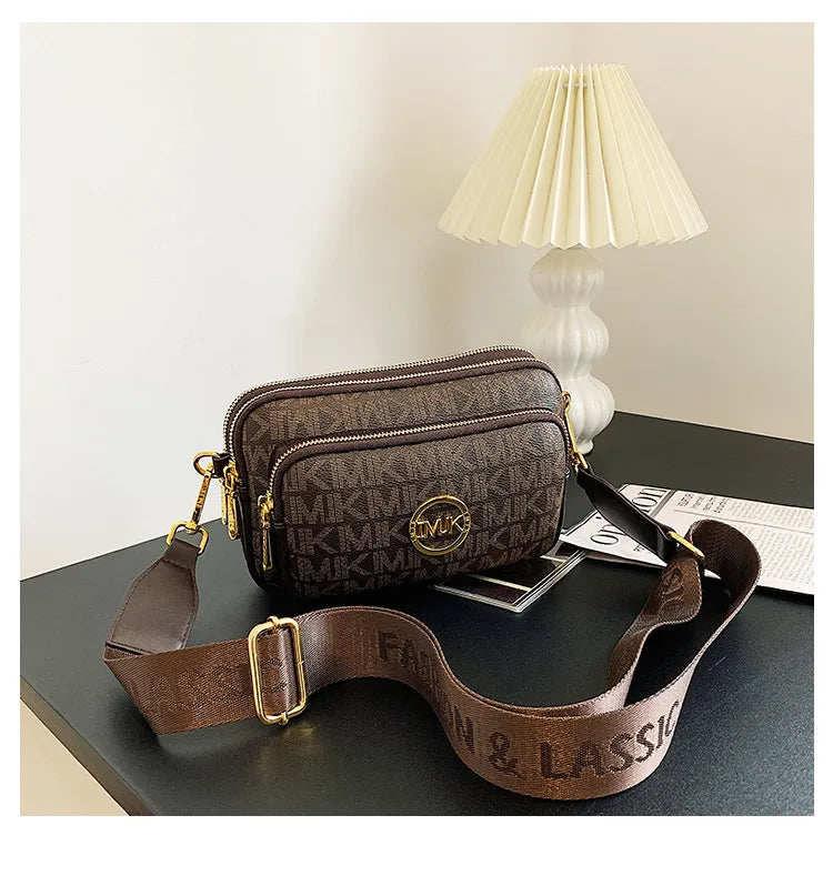 Women's Monogram Crossbody Bag with Adjustable Strap | Orntli