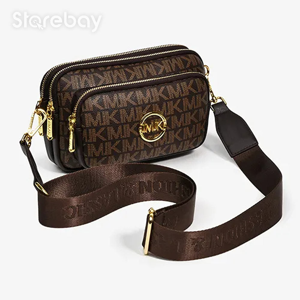 Women's Monogram Crossbody Bag with Adjustable Strap | Orntli