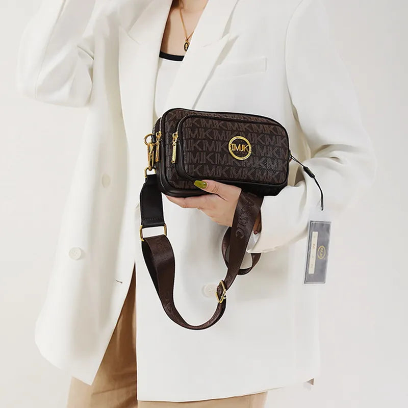 Women's Monogram Crossbody Bag with Adjustable Strap | Orntli