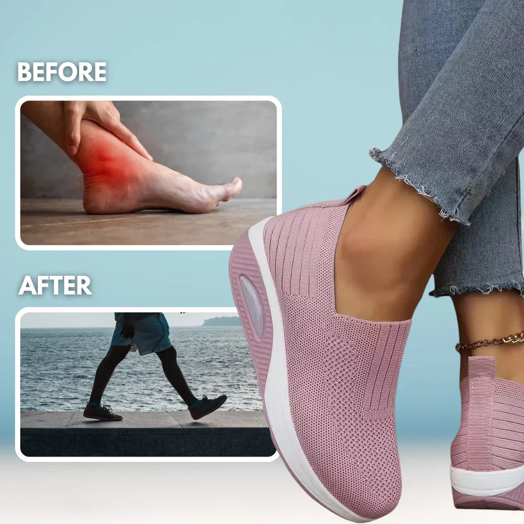 NovaFlex Orthopädische Damensportschuhe für geschwollene Füße und Linderung von Wassereinlagerungen