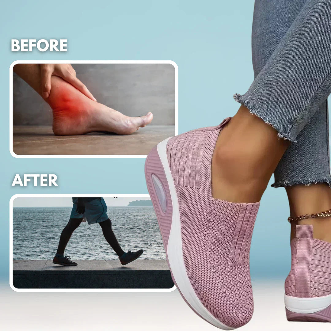 NovaFlex Orthopädische Damensportschuhe für geschwollene Füße und Linderung von Wassereinlagerungen
