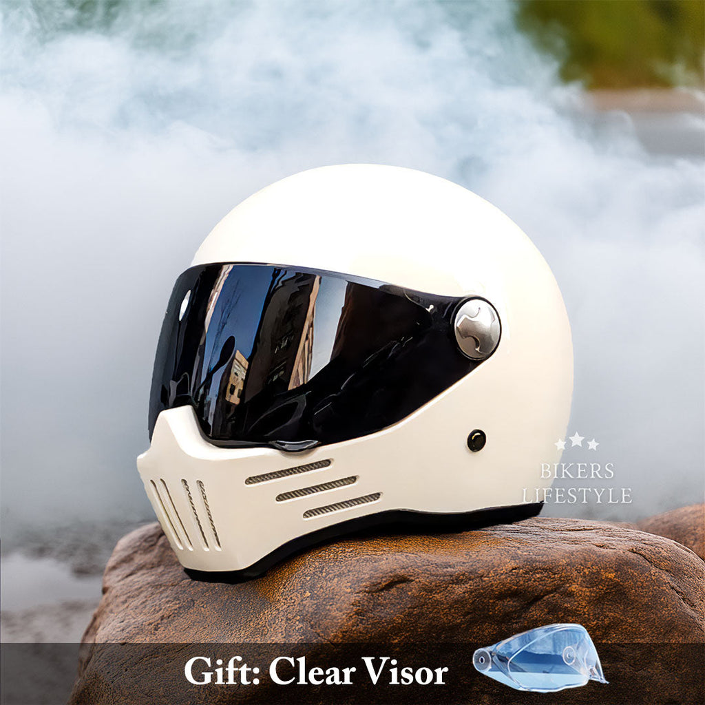 ApexTrail Full Face Cruiser Motorcycle Helmet DOT And ECE Approved