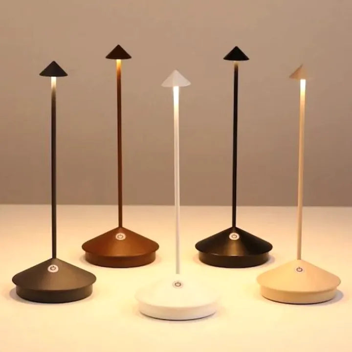 Bezprzewodowa lampa stołowa LED - ClarityGlow | Orntli