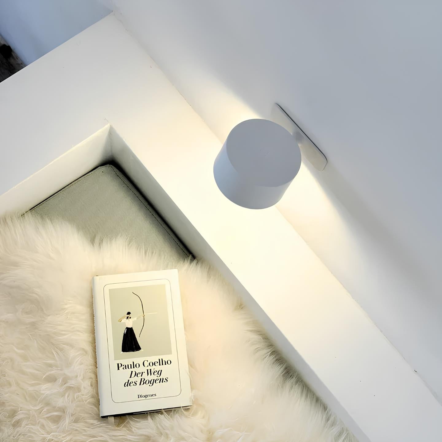 Bezdrátová nabíjecí nástěnná lampa - LumoFlex | Orntli