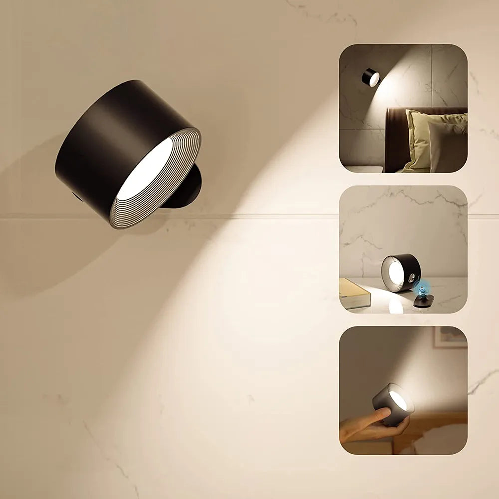 Bezdrátová nabíjecí nástěnná lampa - LumoFlex | Orntli