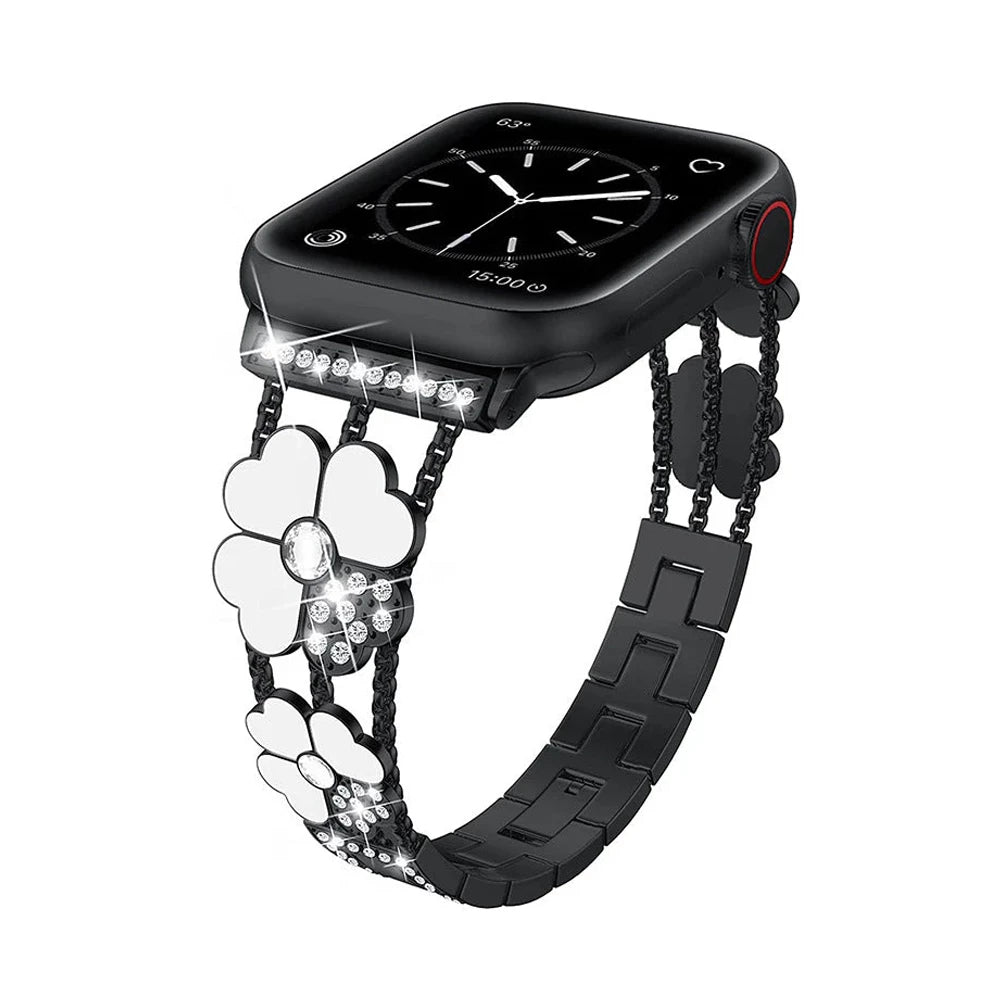 Naisten Onnenapila Strassikoristeinen Apple Watch -ranneke