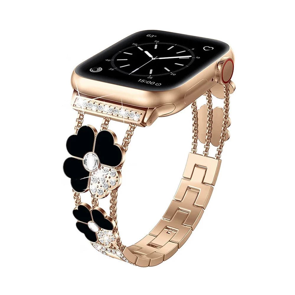Naisten Onnenapila Strassikoristeinen Apple Watch -ranneke