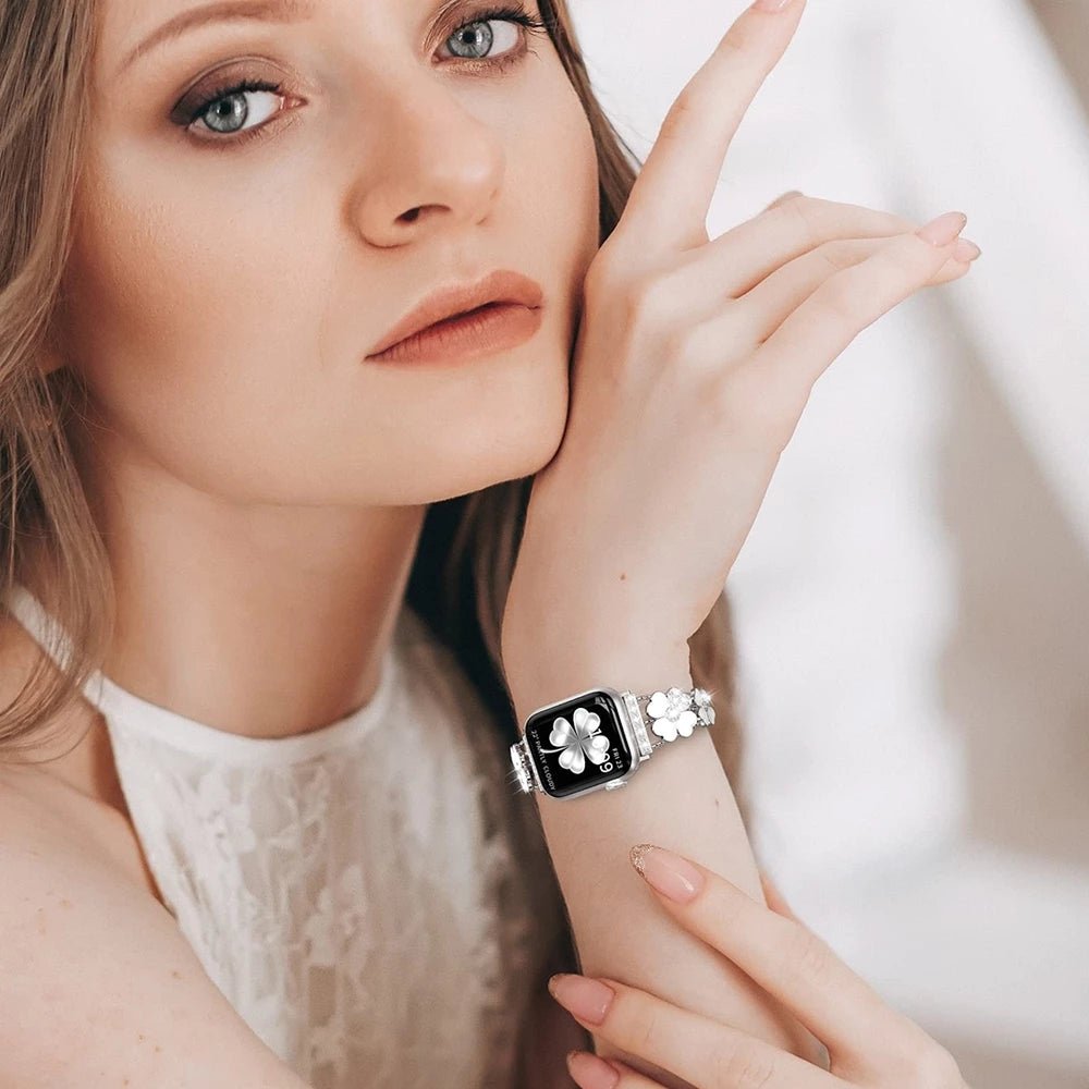 Naisten Onnenapila Strassikoristeinen Apple Watch -ranneke
