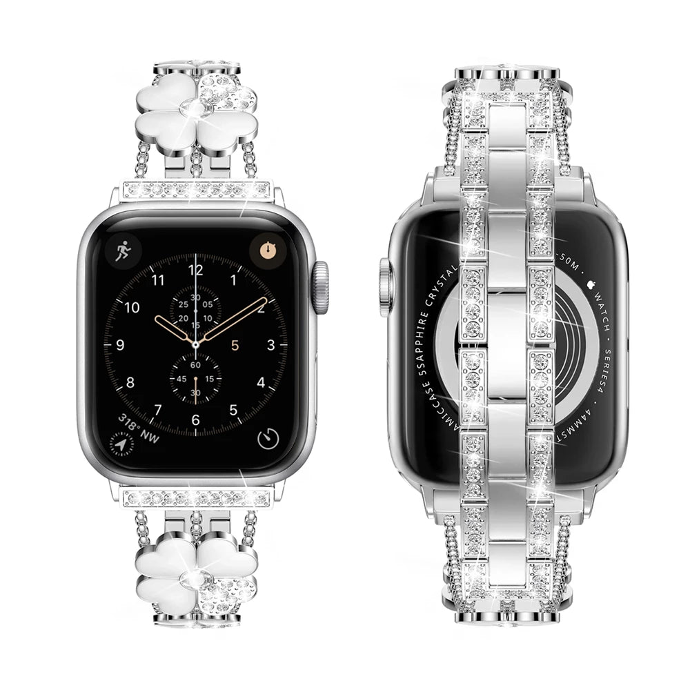 Naisten Onnenapila Strassikoristeinen Apple Watch -ranneke