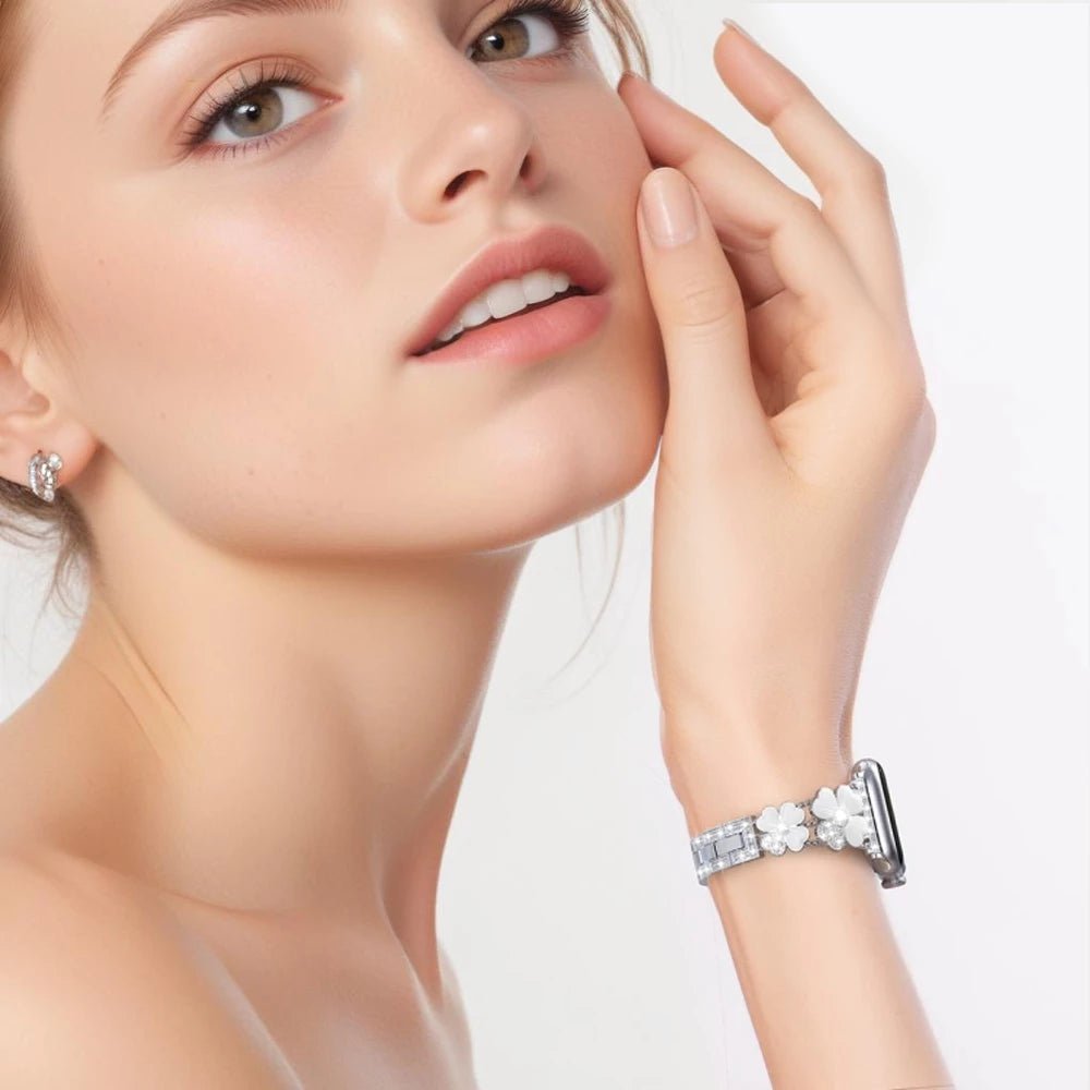 Naisten Onnenapila Strassikoristeinen Apple Watch -ranneke