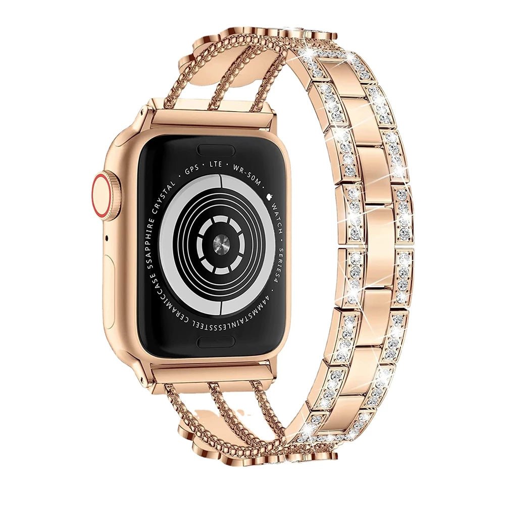 Naisten Onnenapila Strassikoristeinen Apple Watch -ranneke