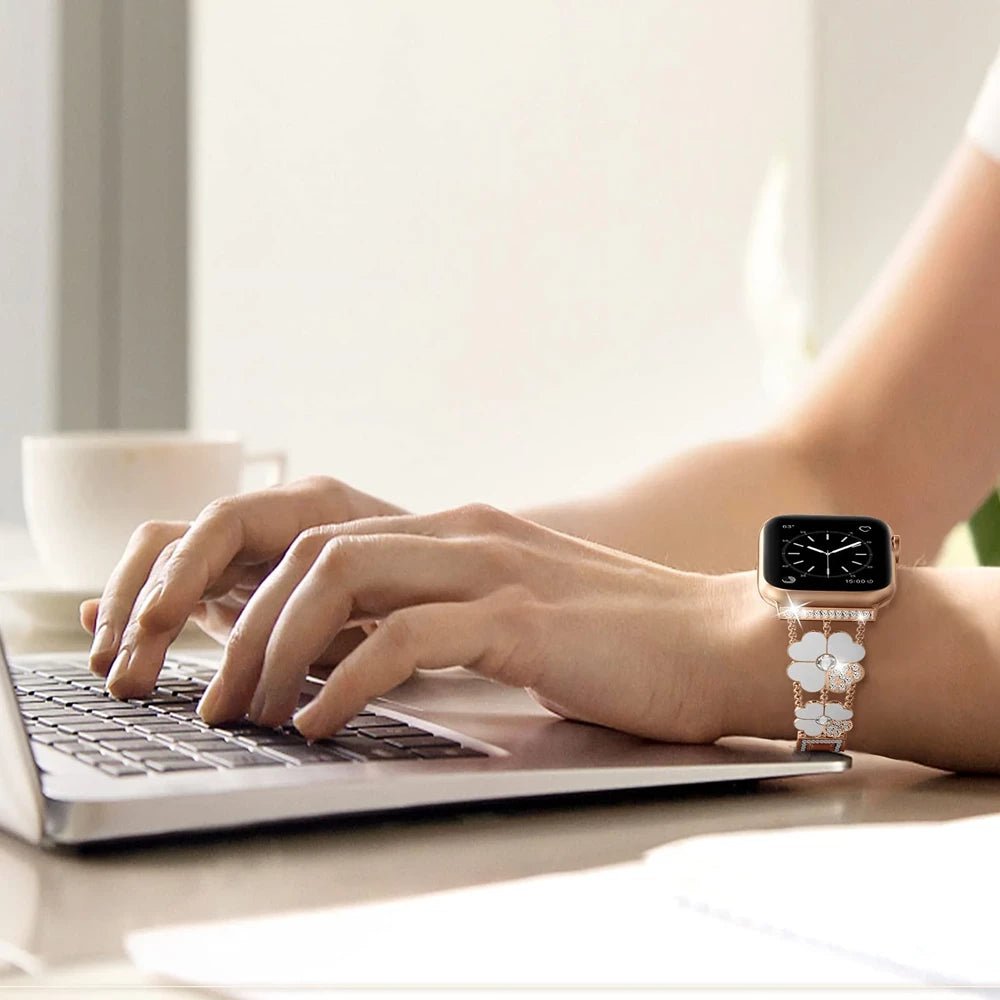 Naisten Onnenapila Strassikoristeinen Apple Watch -ranneke