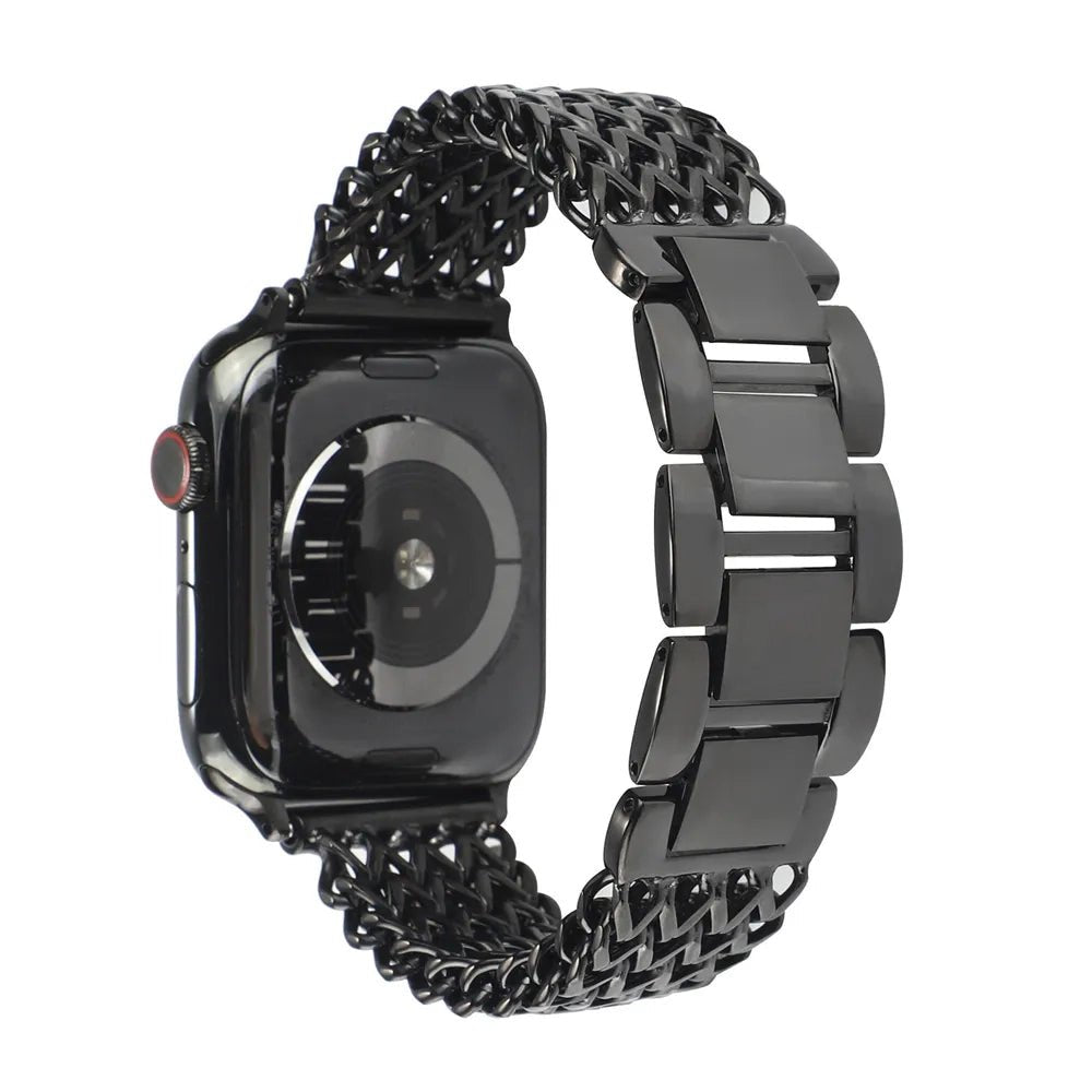 Bracelet tressé en acier inoxydable pour femme pour Apple Watch
