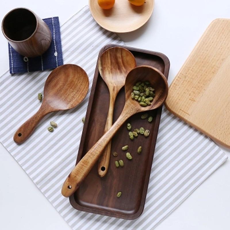 Set Peralatan Dapur Kayu Jati | Taavita