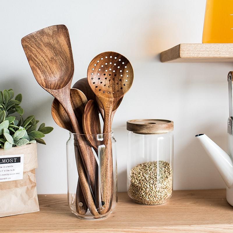 Set Peralatan Dapur Kayu Jati | Taavita