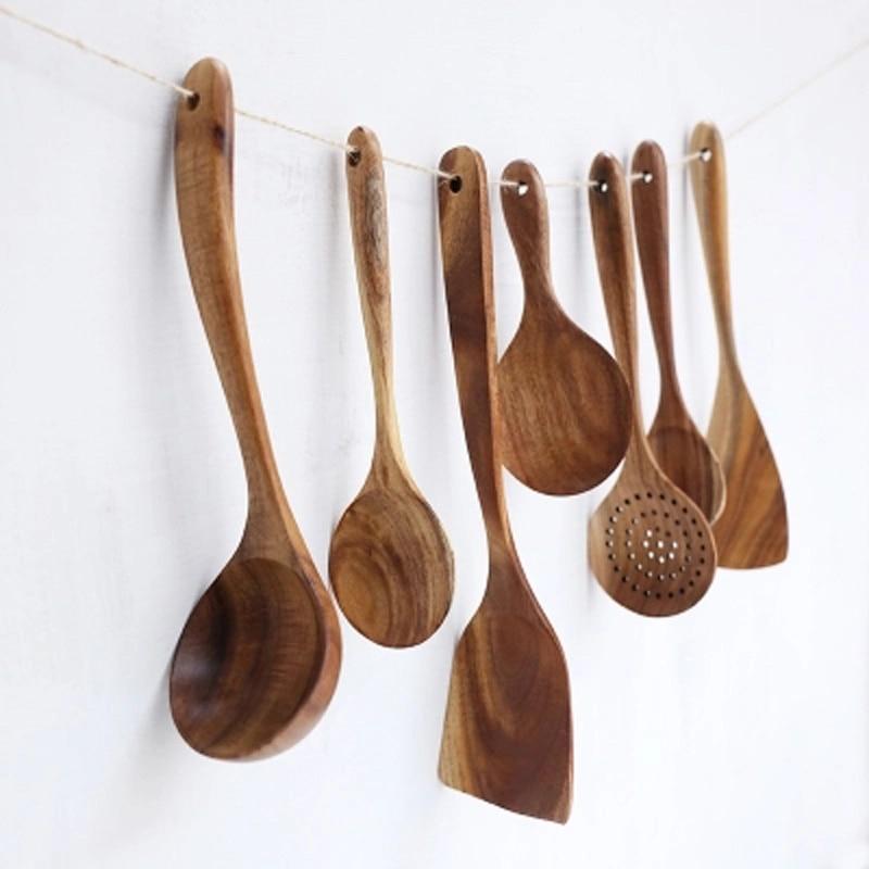 Set Peralatan Dapur Kayu Jati | Taavita