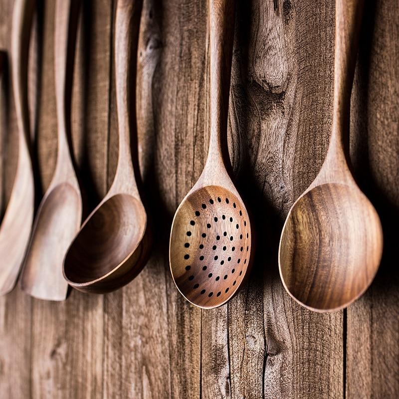Set Peralatan Dapur Kayu Jati | Taavita
