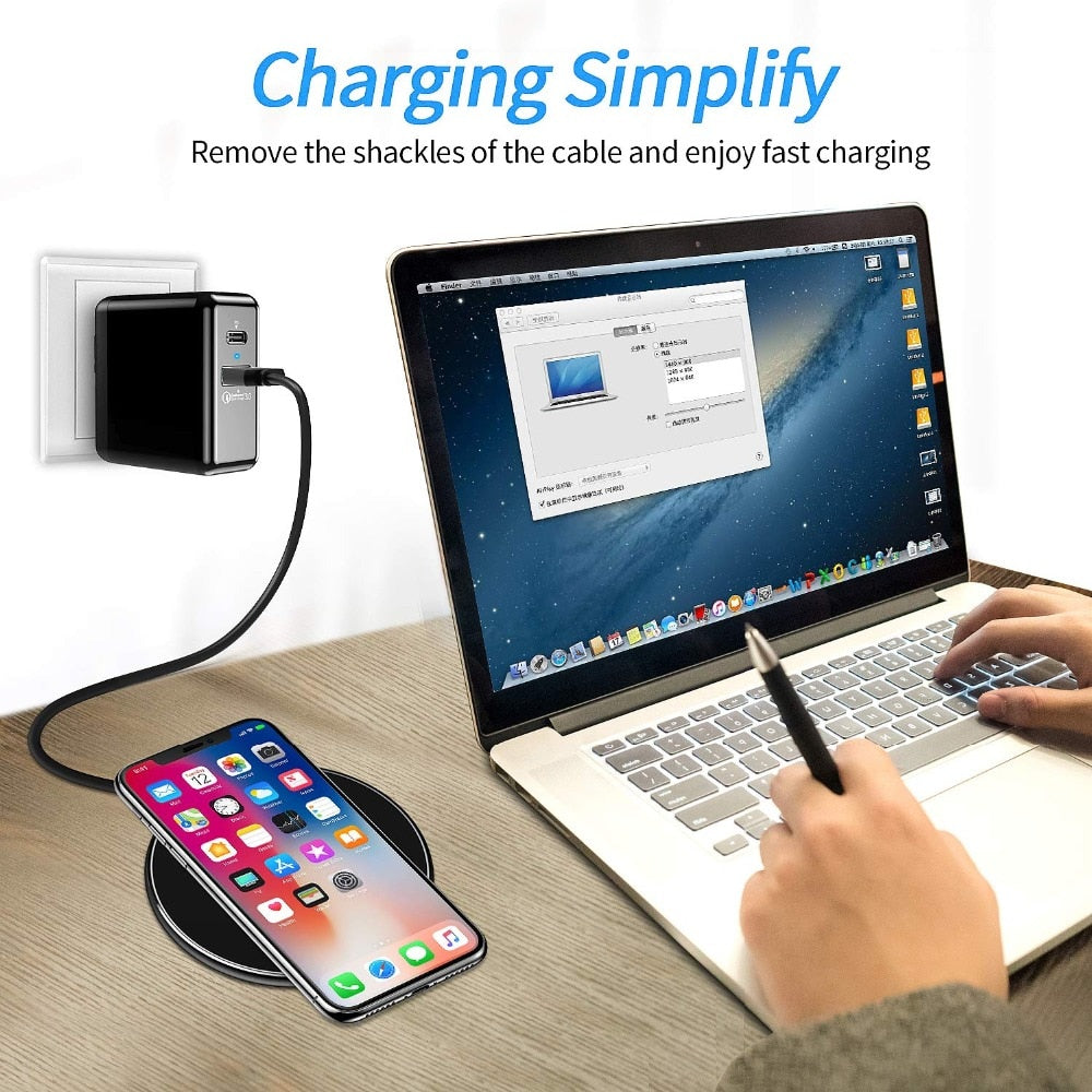 NovaCharge 30W Hurtig Trådløs MagSafe Oplader til iPhone, Samsung og Android