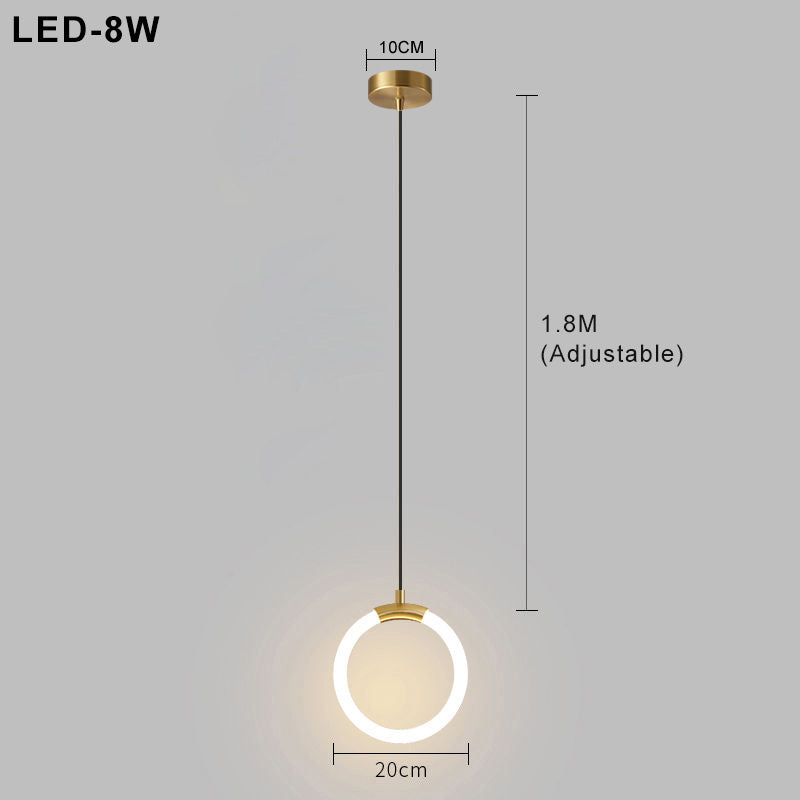 Elegantní – severská závěsná lampa s jednoduchým designem