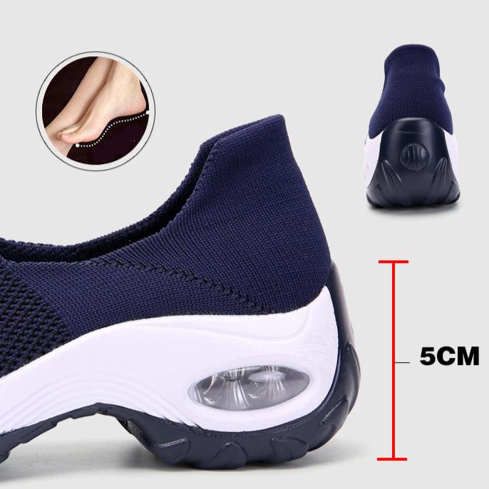 Zapatos ortopédicos NovaStride sin cordones para caminar y uso diario