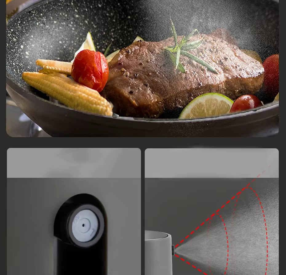 Gourmet Mist 250ml High Borosilicate Glass Oil Spray Bottle – Perfect for Healthy Cooking