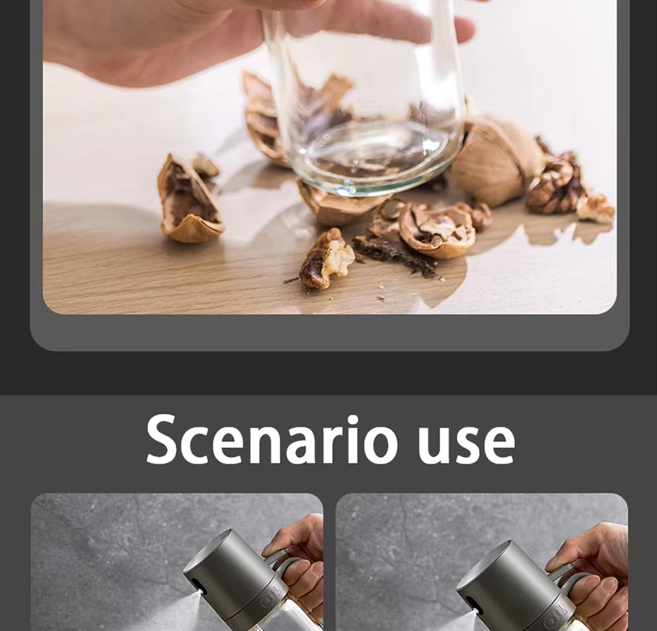 Gourmet Mist 250ml High Borosilicate Glass Oil Spray Bottle – Perfect for Healthy Cooking