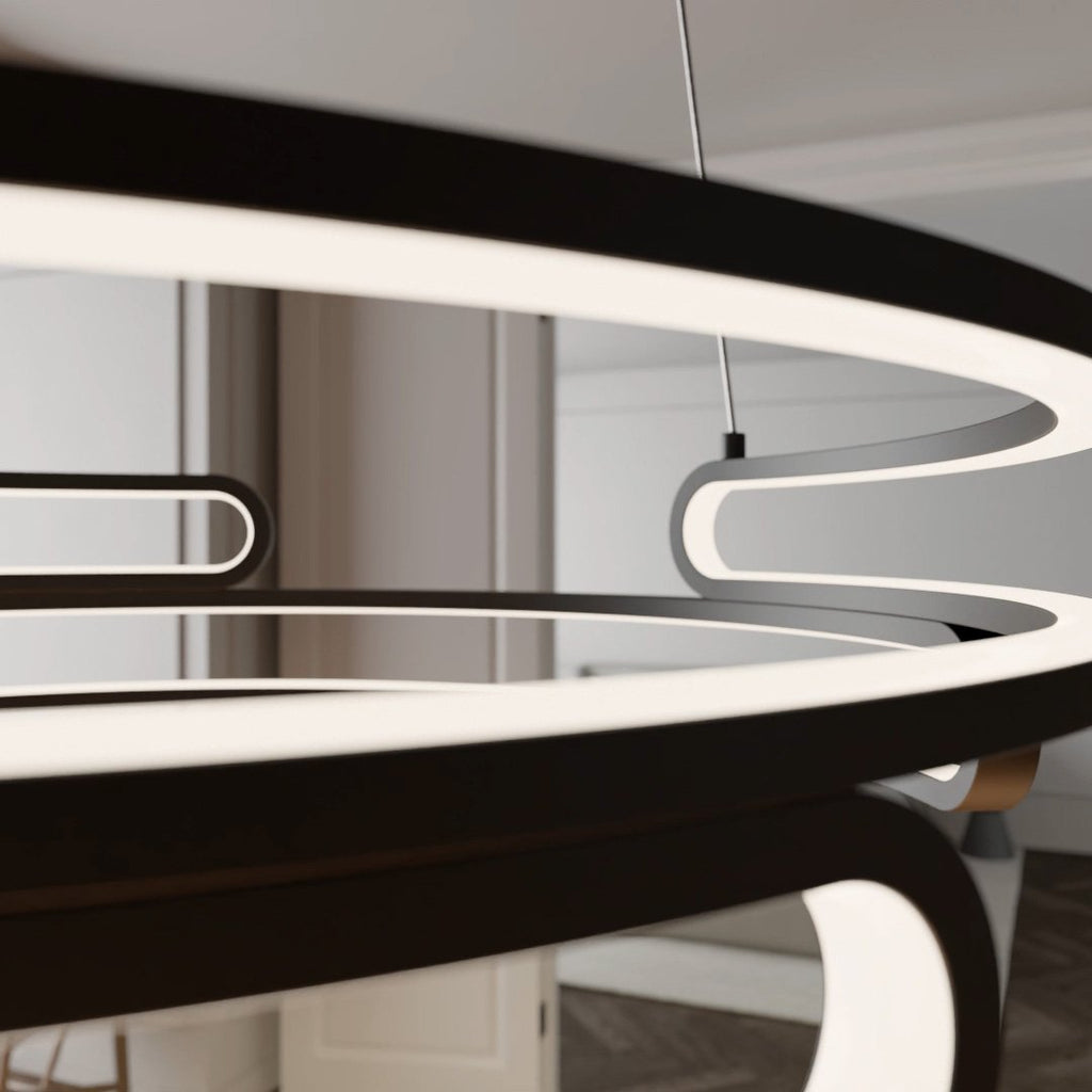 Metalis - Elegantna metalna viseća lampa